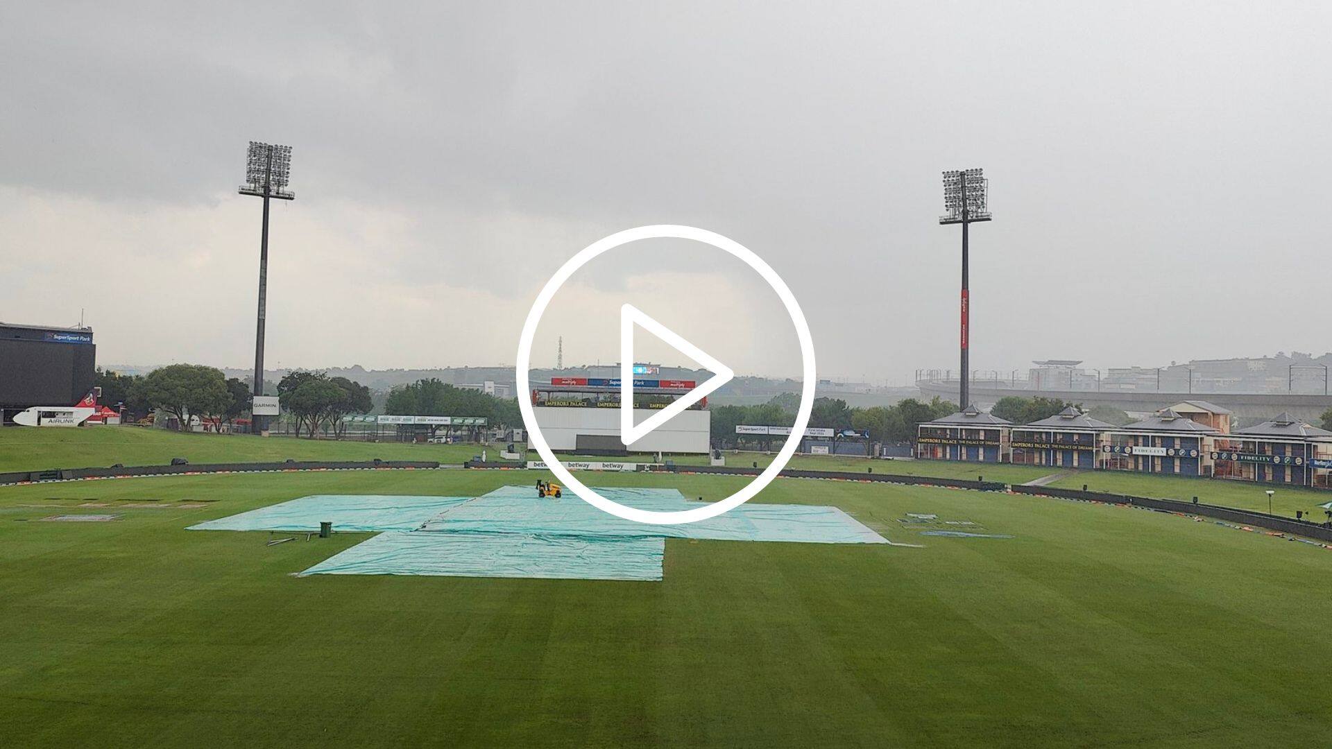 [Watch] Heavy Rain Arrives In SuperSport Park Centurion Ahead Of IND-SA First Test